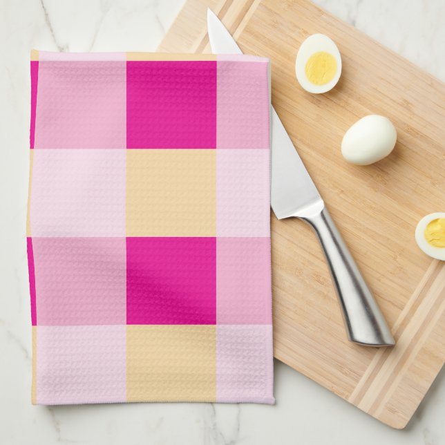 Paño De Cocina Patrón de Gingham (Doblado Cuarto)