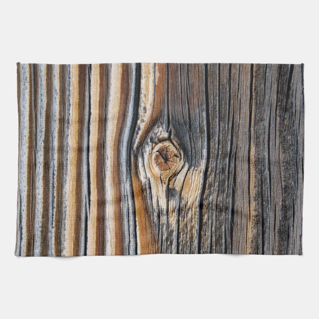 Paño De Cocina Patrón de grano de madera de Guay (Horizontal)