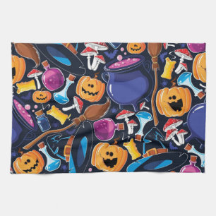 Paño De Cocina Patrón de Halloween