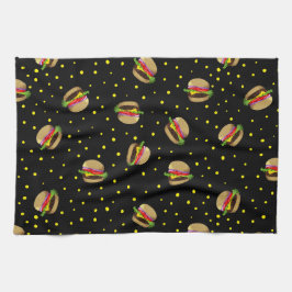 Paño De Cocina patrón de hamburguesa