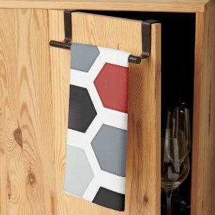 Paño De Cocina Patrón de hexágono de arte moderno