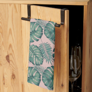 Paño De Cocina Patrón de hoja tropical