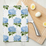 Paño De Cocina Patrón de Ilustracion Hidrangea de la Antigüedad B<br><div class="desc">Una toalla de cocina con textura de waffle con un patrón de ilustraciones antiguos de flores de bonito de hortensias azules es una adición hermosa y funcional a cualquier cocina. La textura de gofre añade una absorción extra a la toalla, lo que la hace perfecta para limpiar derrames o platos...</div>