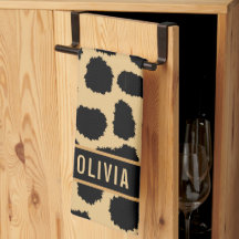 Patrón de impresión de animales Cheetah de nombre