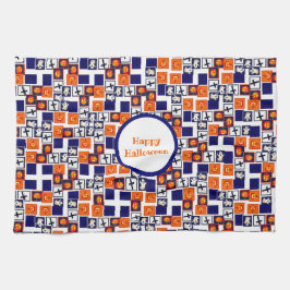 Paño De Cocina patrón de juego temático de Halloween