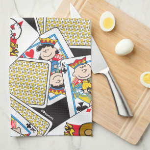 Paño De Cocina Patrón de la cubierta de la tarjeta de juego de ca