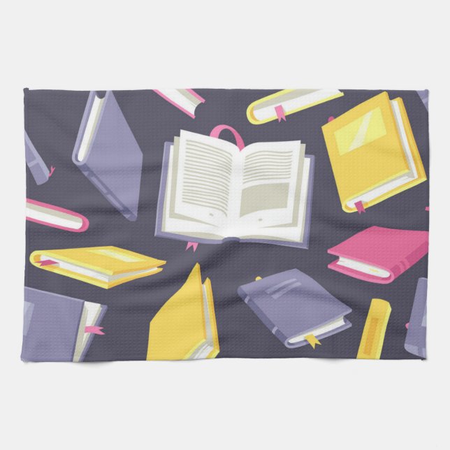 Paño De Cocina Patrón de libro (Horizontal)