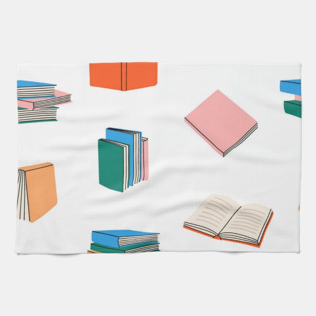 Paño De Cocina Patrón de libro (Horizontal)
