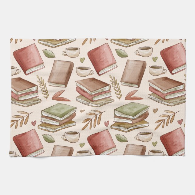 Paño De Cocina Patrón de libro (Horizontal)