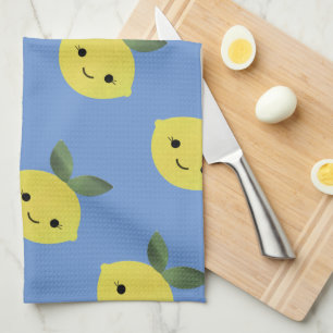 Paño De Cocina Patrón de limón kawaii