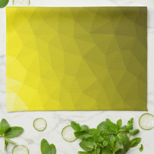 Paño De Cocina Patrón de malla geométrica con gradiente ombre osc