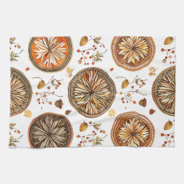 Paño De Cocina Patrón de Mandala de otoño