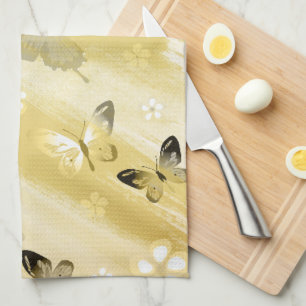 Paño De Cocina Patrón de mariposa 10