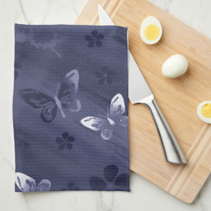 Paño De Cocina Patrón de mariposa 17