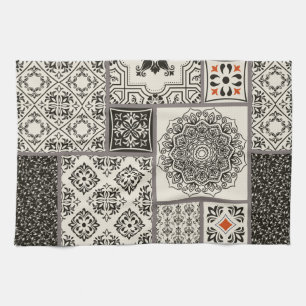Paño De Cocina Patrón de mosaico de la alfombra mallónica islámic