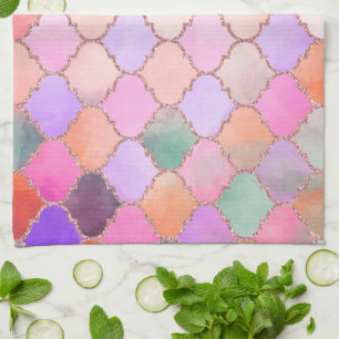 Paño De Cocina Patrón de mosaico marroquí