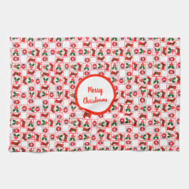 Paño De Cocina Patrón de Navidades festivos