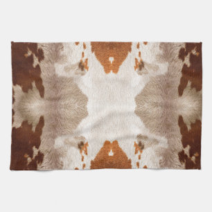 Paño De Cocina Patrón de ocultación de vaca Kaleidoscope