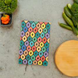 Paño De Cocina Patrón de ogeo multicolor