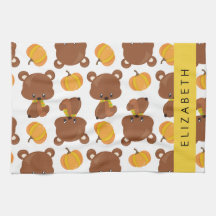 Patrón De Osos, Osos Cubiertos, Calabaza, Su Nombr