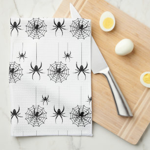 Paño De Cocina Patrón de páginas web de araña de Halloween Espelu