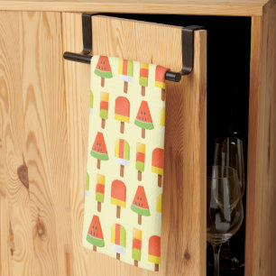Paño De Cocina Patrón de Paletas de Verano