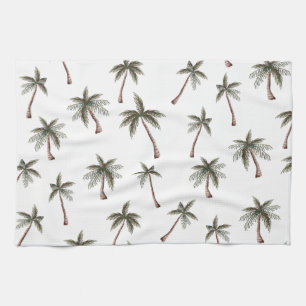 Paño De Cocina Patrón de palmeras sin foco, regalo de verano