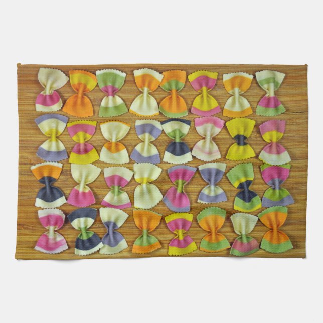 Paño De Cocina Patrón de pasta arcoiris (Horizontal)