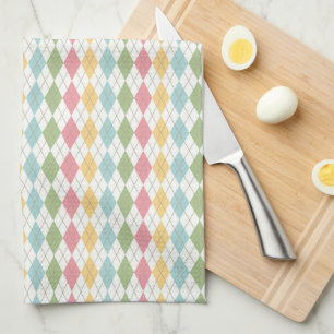 Paño De Cocina Patrón de Pastel Argyle
