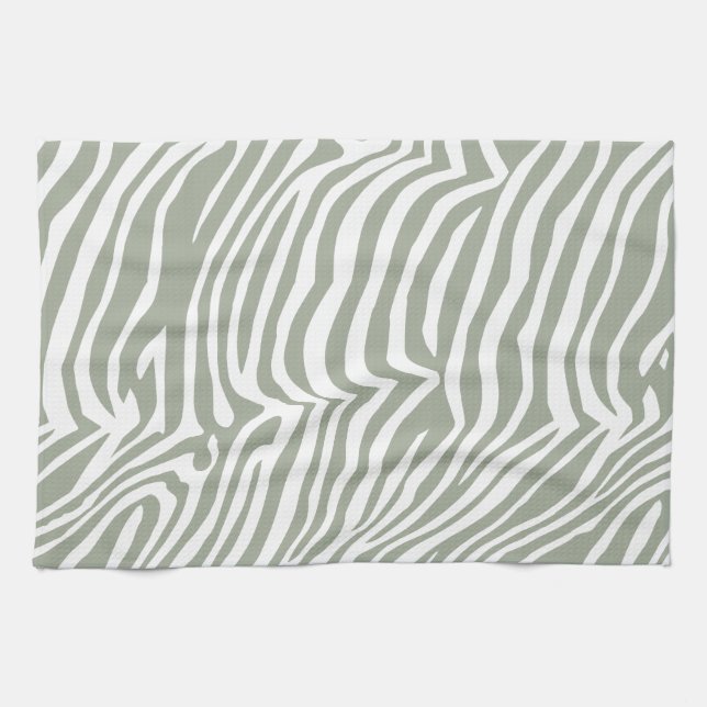 Paño De Cocina Patrón de piel de cebra (Horizontal)