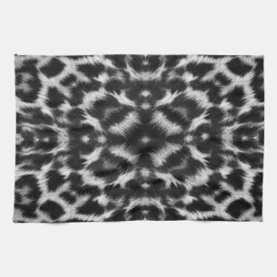 Paño De Cocina Patrón de piel de leopardo mono kaleidoscopo