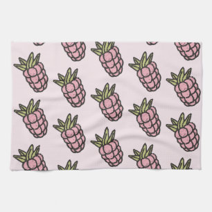 Paño De Cocina Patrón de piña Y2K Retro Funky