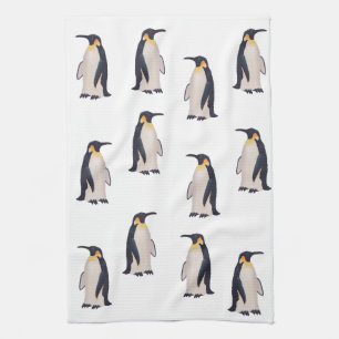 Paño De Cocina Patrón de pingüinos de corte