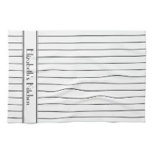 Patrón de pinzas blancas negras personalizadas