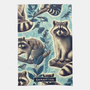 Paño De Cocina Patrón de Racoon Cuto