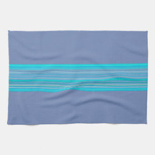 Paño De Cocina Patrón de rayas azules moderno y elegante