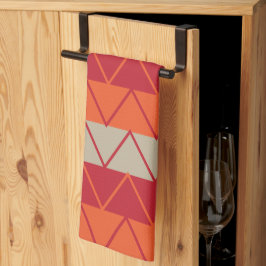 Paño De Cocina Patrón de rayas de cheurón colorido