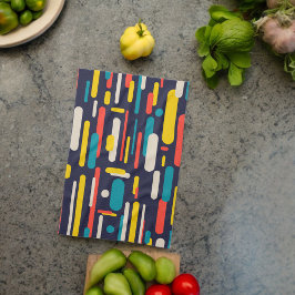 Paño De Cocina Patrón de rectángulo redondeado geométrico