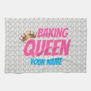 Paño De Cocina Patrón de reina de hornear para amantes del pastel