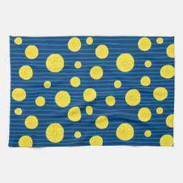 Paño De Cocina Patrón de rodajas de limón