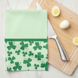 Paño De Cocina Patrón de Shamrock verde San Patricio