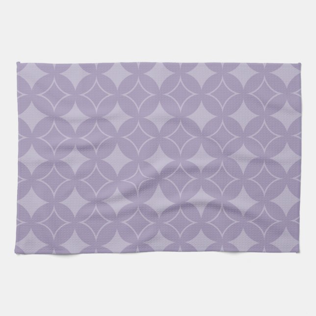 Paño De Cocina patrón de shippo lavanda (Horizontal)