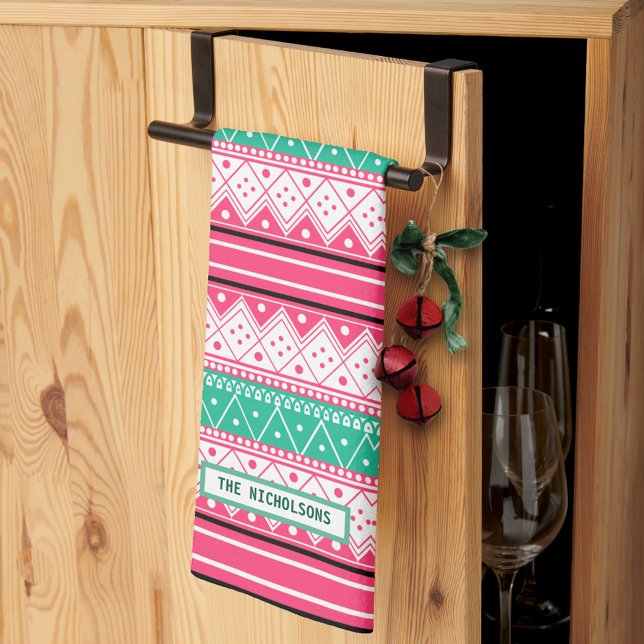 Paño De Cocina Patrón de suéter de Navidades feos (Subido por el creador)