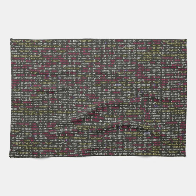 Paño De Cocina Patrón de terminal del desarrollador (Horizontal)