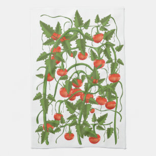 Paño De Cocina Patrón de Tomates