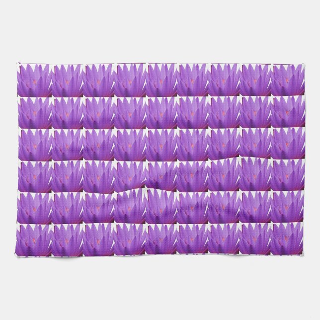 Paño De Cocina Patrón de tulipán (Horizontal)