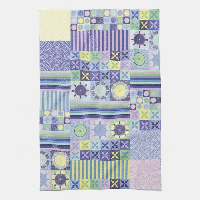 Paño De Cocina Patrón de una manta crujiente de Bonito de Nanna (Vertical)