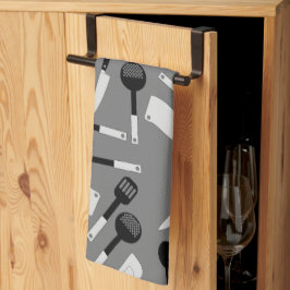 Paño De Cocina Patrón de utensilios de cocina