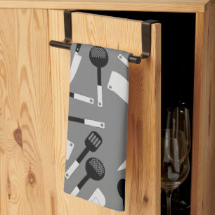 Paño De Cocina Patrón de utensilios de cocina