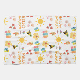 Paño De Cocina Patrón de verano sin problemas